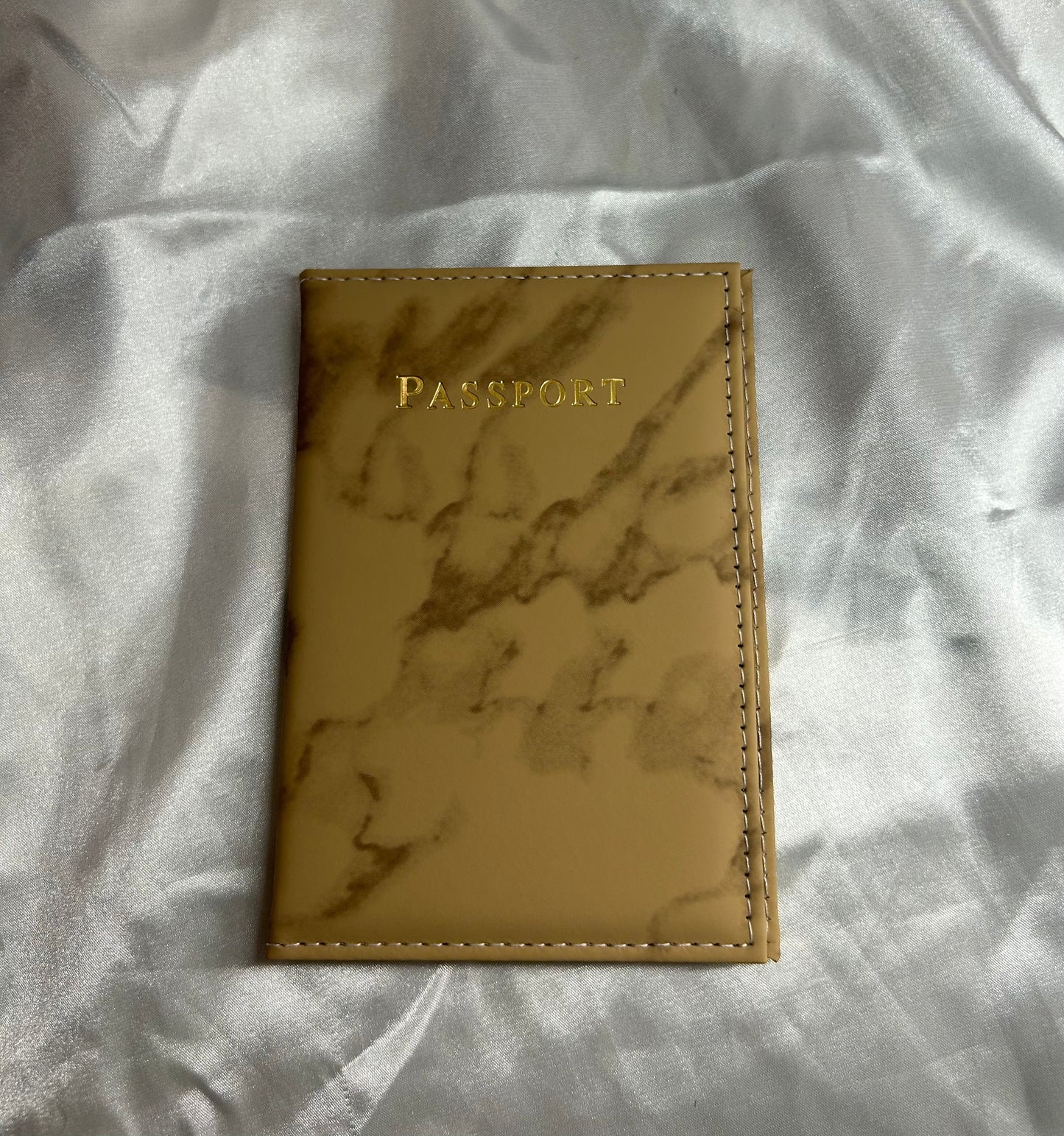 Protège passeport sans personnalisation macchiato 🤎