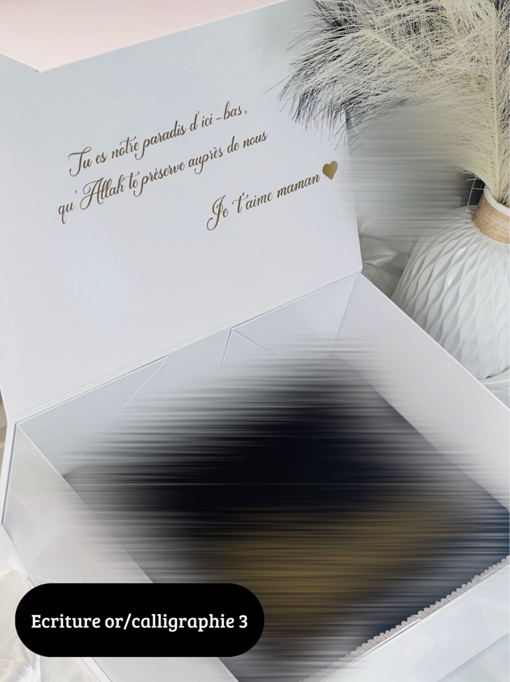 Boite aimantée VIDE à personnaliser avec prénom + phrase