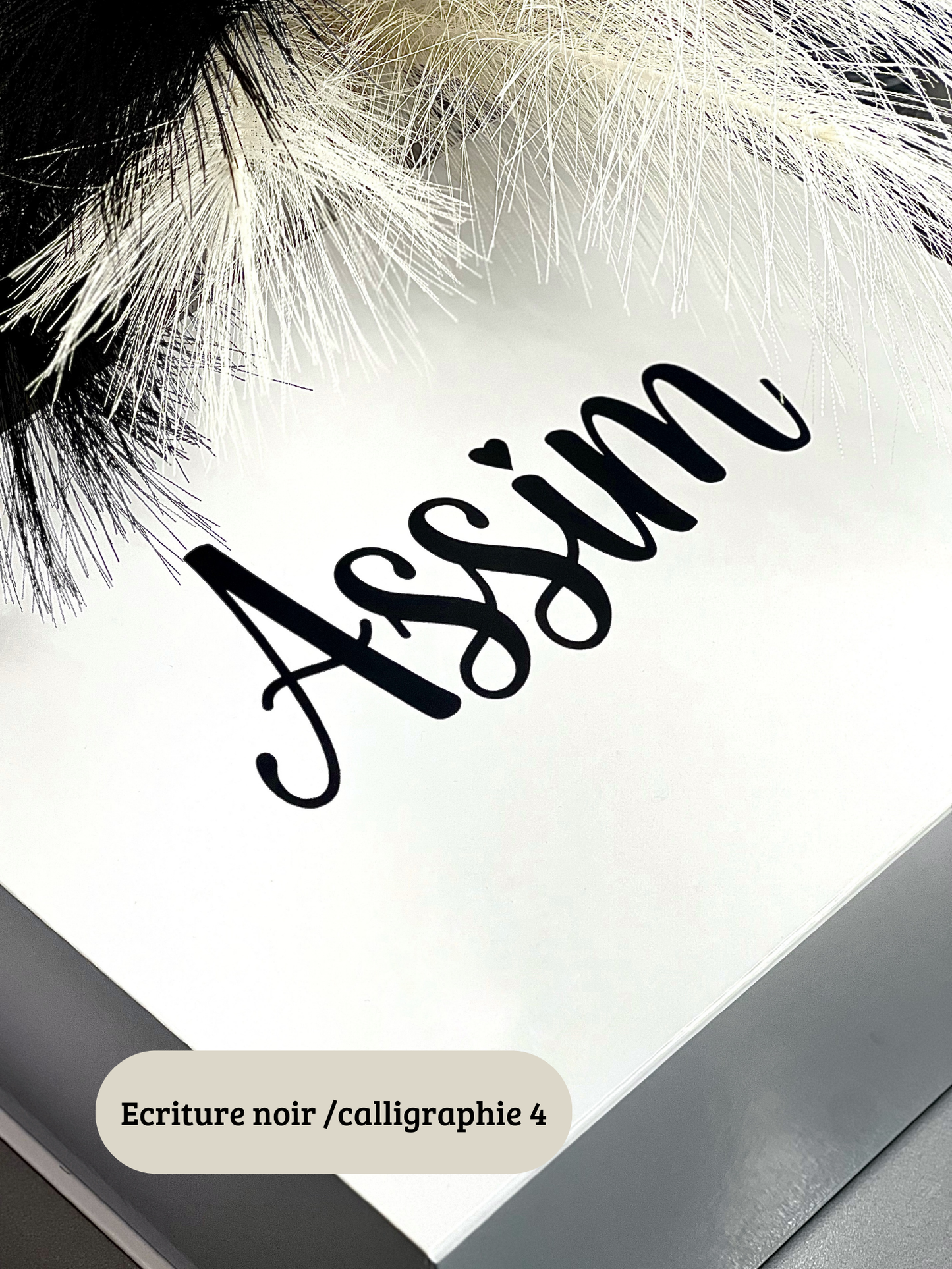 Boite aimantée VIDE à personnaliser avec prénom + phrase