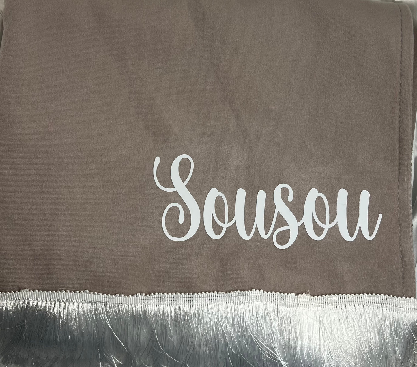 Tapis de prière à personnaliser taupe 💕
