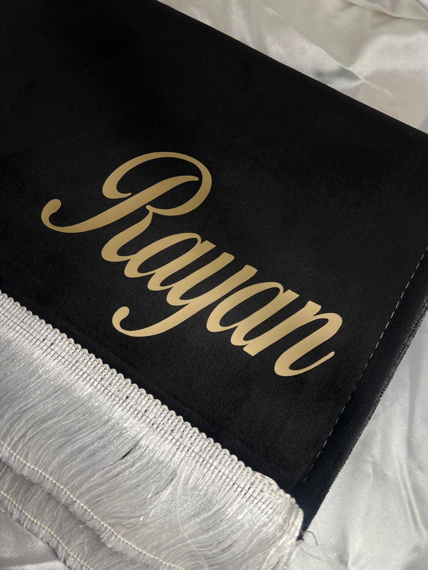 Tapis de prière à personnalisé Noir 🖤