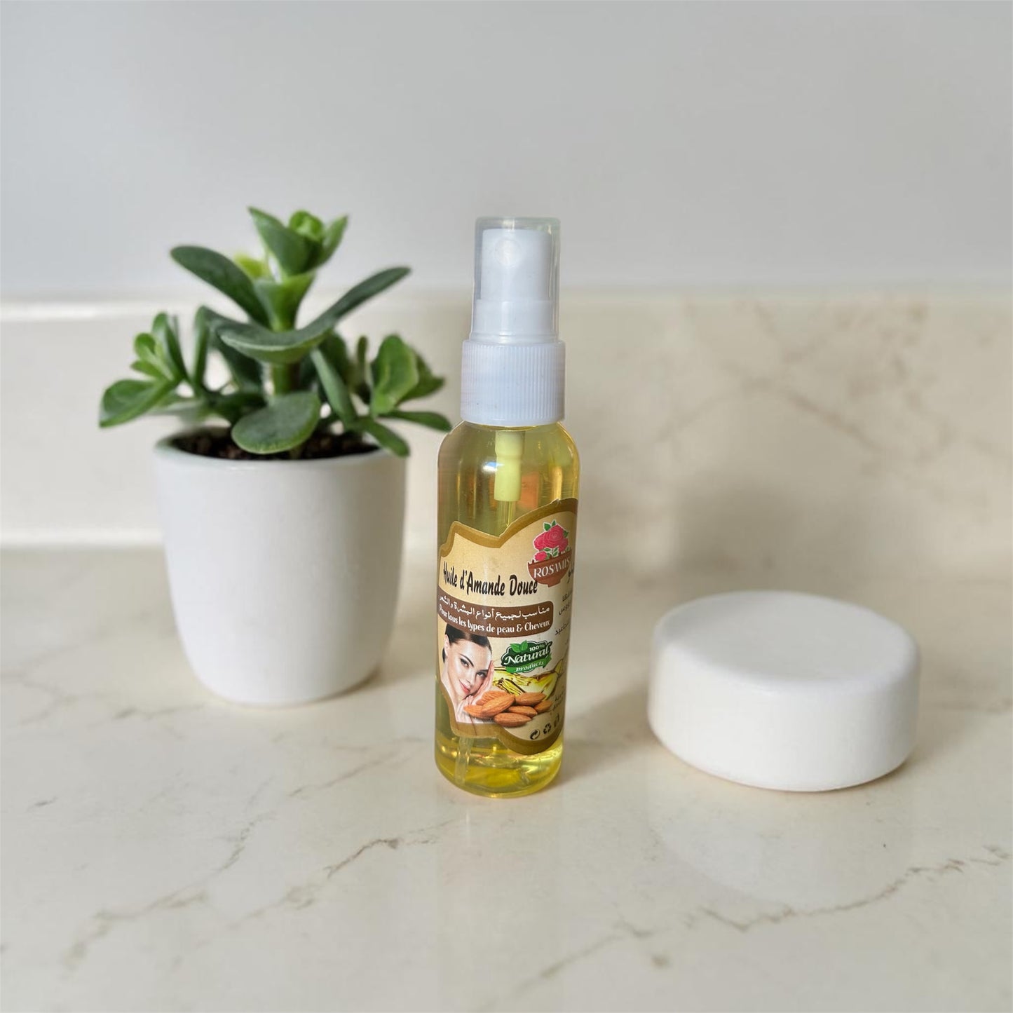 Huiles naturelles cosmétiques (en plastique)