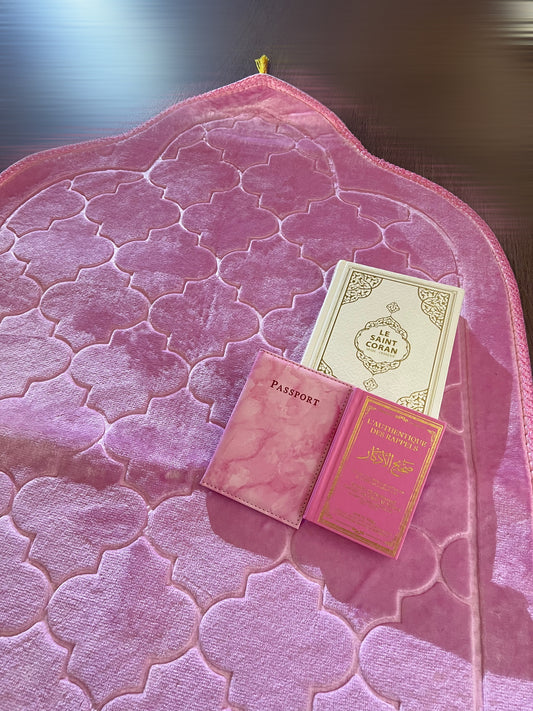 Tapis de prière dôme à personnaliser rose 💗