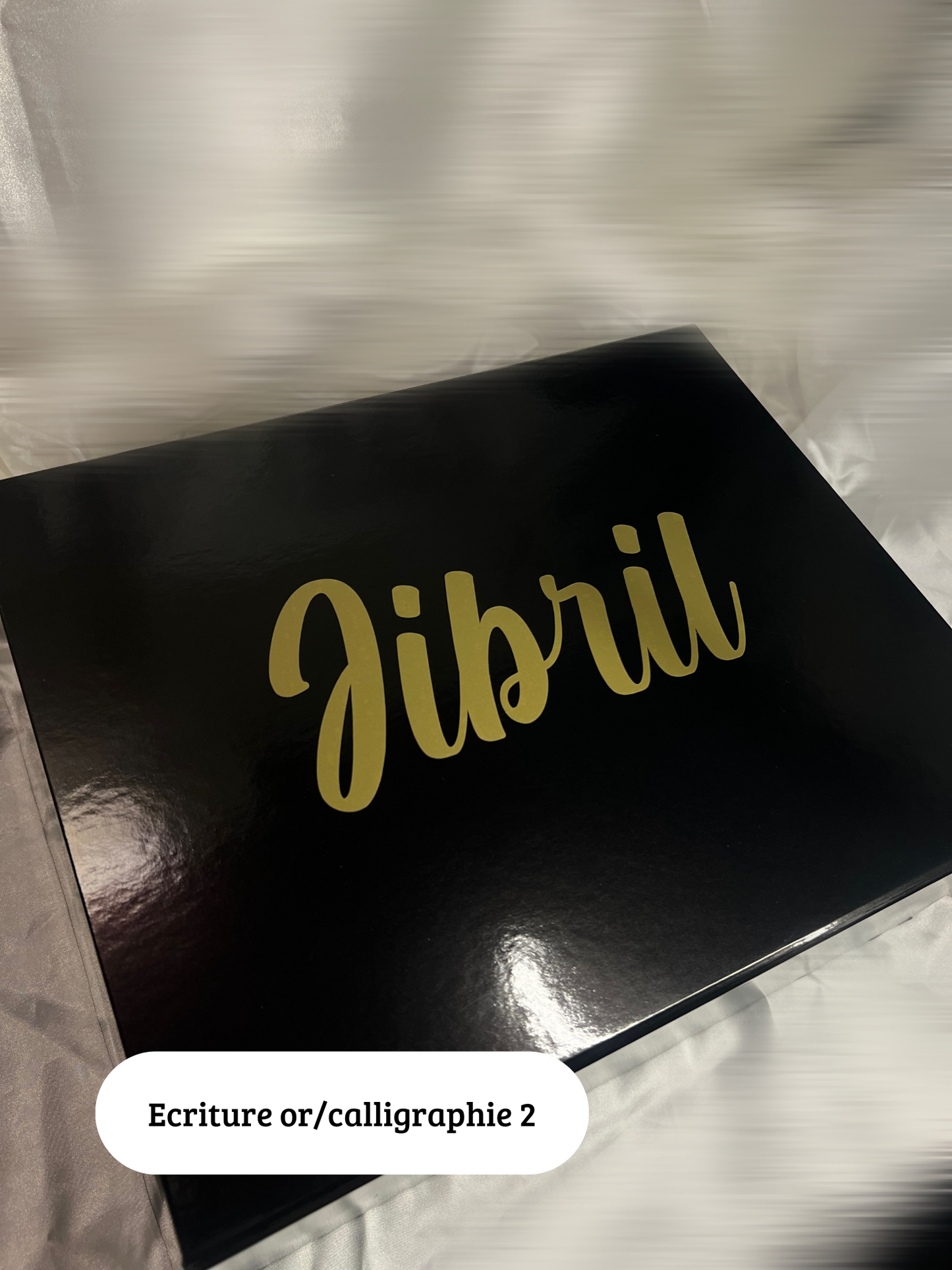 Boite aimantée VIDE à personnaliser avec prénom + phrase