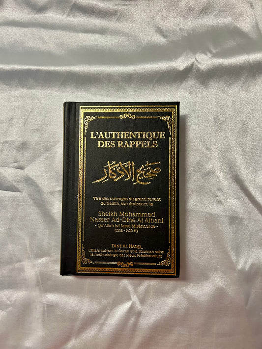 Livre L’Authentique des Rappels (Sahîh al-Adhkâr) Noir – Shaykh al-Albânî – Dine al Haqq