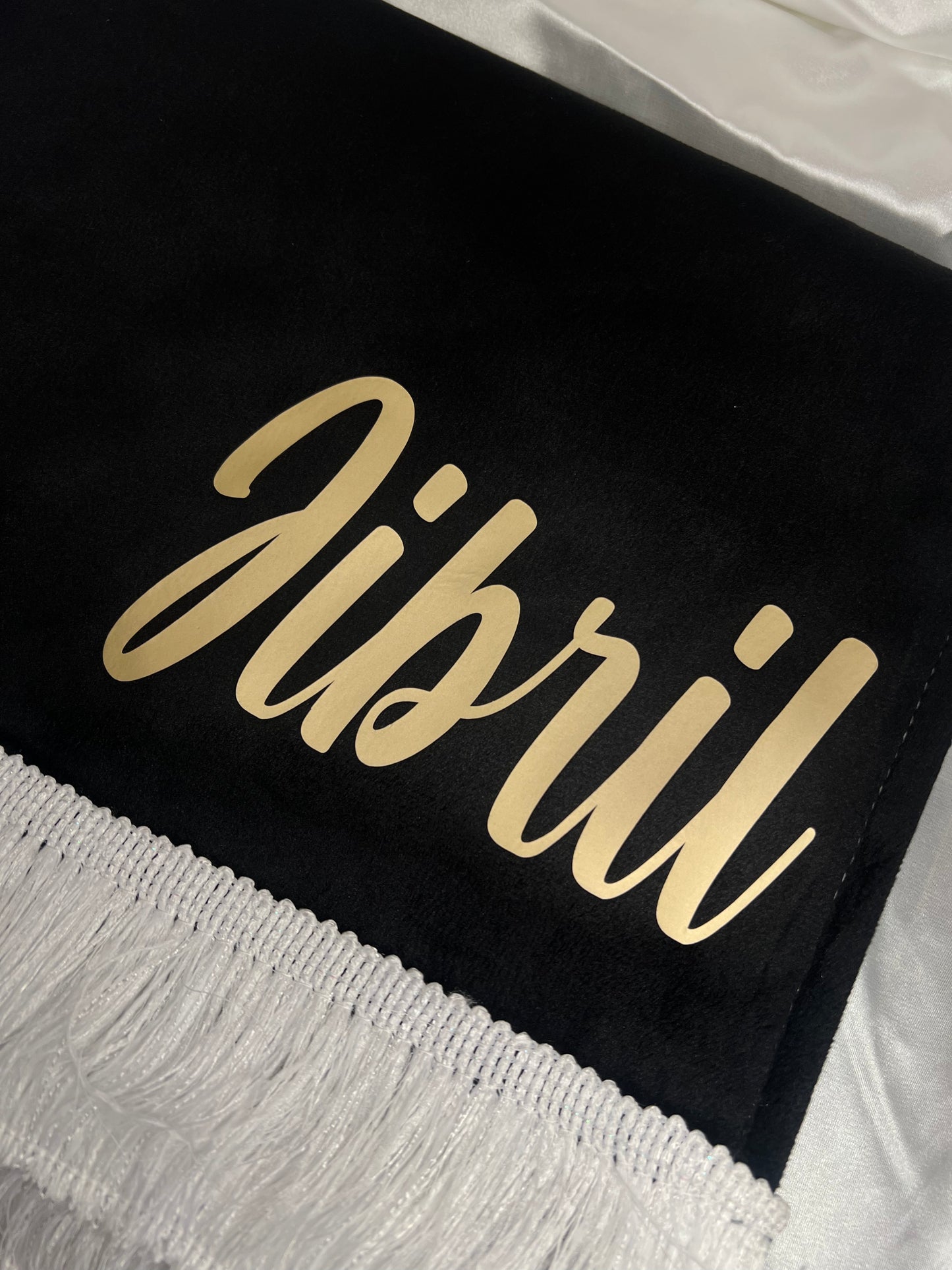 Tapis de prière à personnalisé Noir 🖤